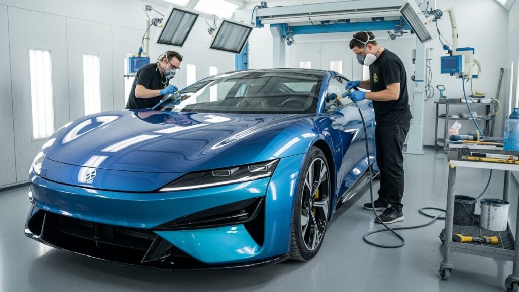 전기차 시대, 자동차 공예도장 기술의 진화 (컬러·광택·디테일)