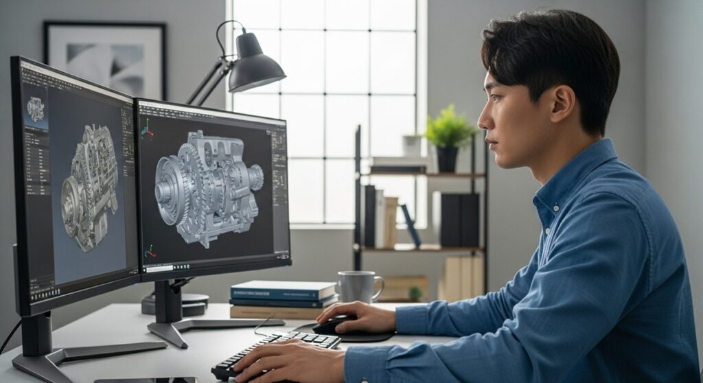 전산응용기계제도기능사 자격증, 도면설계의 기초 완성